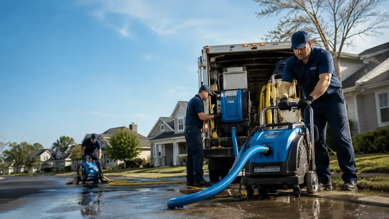 Flood Damage Cleanup in Spanishburg, WV